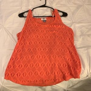 Old Navy orange tank top